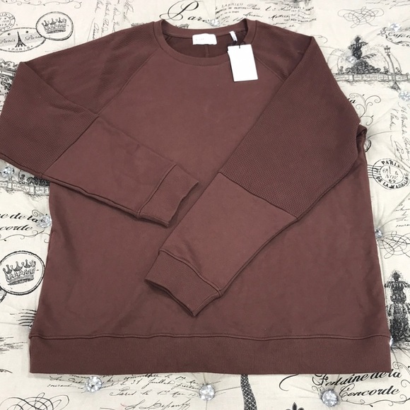 BLDWN Texture Block Crewneck Sweatshirt - Picture 4 of 6